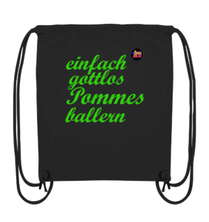 Arnie Mac Pommes ballern - Organic Gym-Bag