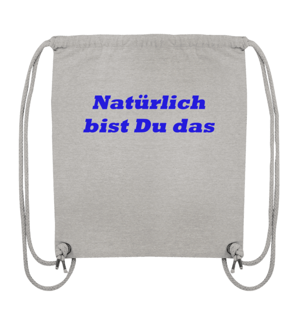 Arnie Mac Natürlich bist Du das - Organic Gym-Bag – Bild 2