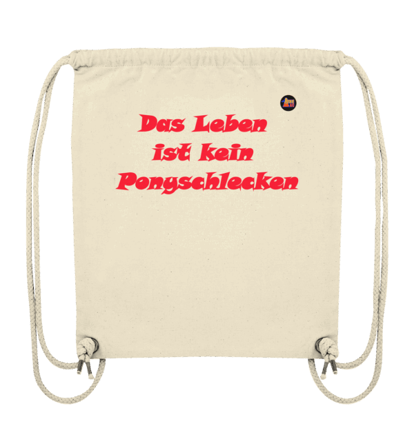 Arnie Mac - ...kein Ponyschlecken - Organic Gym-Bag – Bild 3