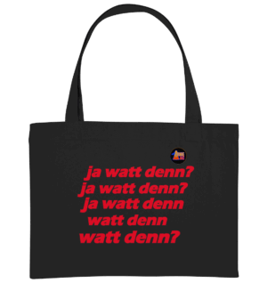 Arnie Mac JA WATT DENN? - Organic Shopping-Bag