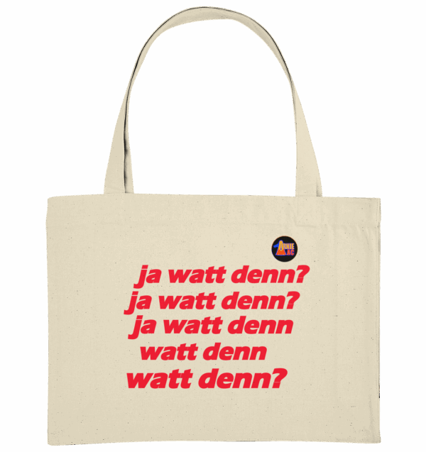 Arnie Mac JA WATT DENN? - Organic Shopping-Bag – Bild 4